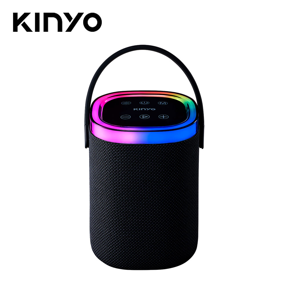 【KINYO】BTS-763 攜帶式氣氛藍牙喇叭