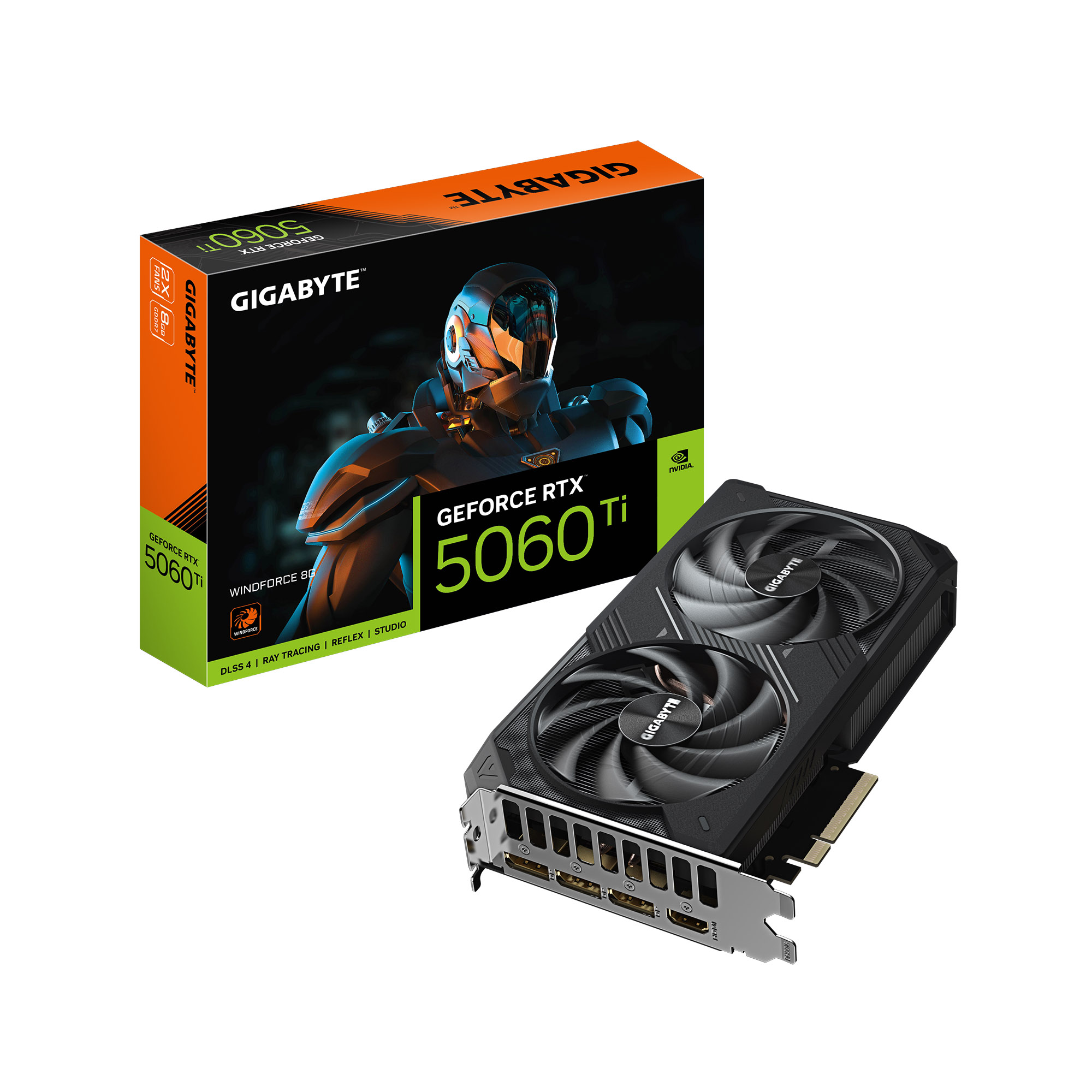 【GIGABYTE 技嘉】RTX 5060 Ti WINDFORCE 8G 顯示卡
