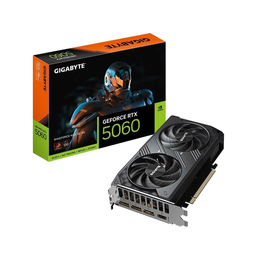【GIGABYTE 技嘉】RTX5060 WINDFORCE MAX O8G 顯示卡