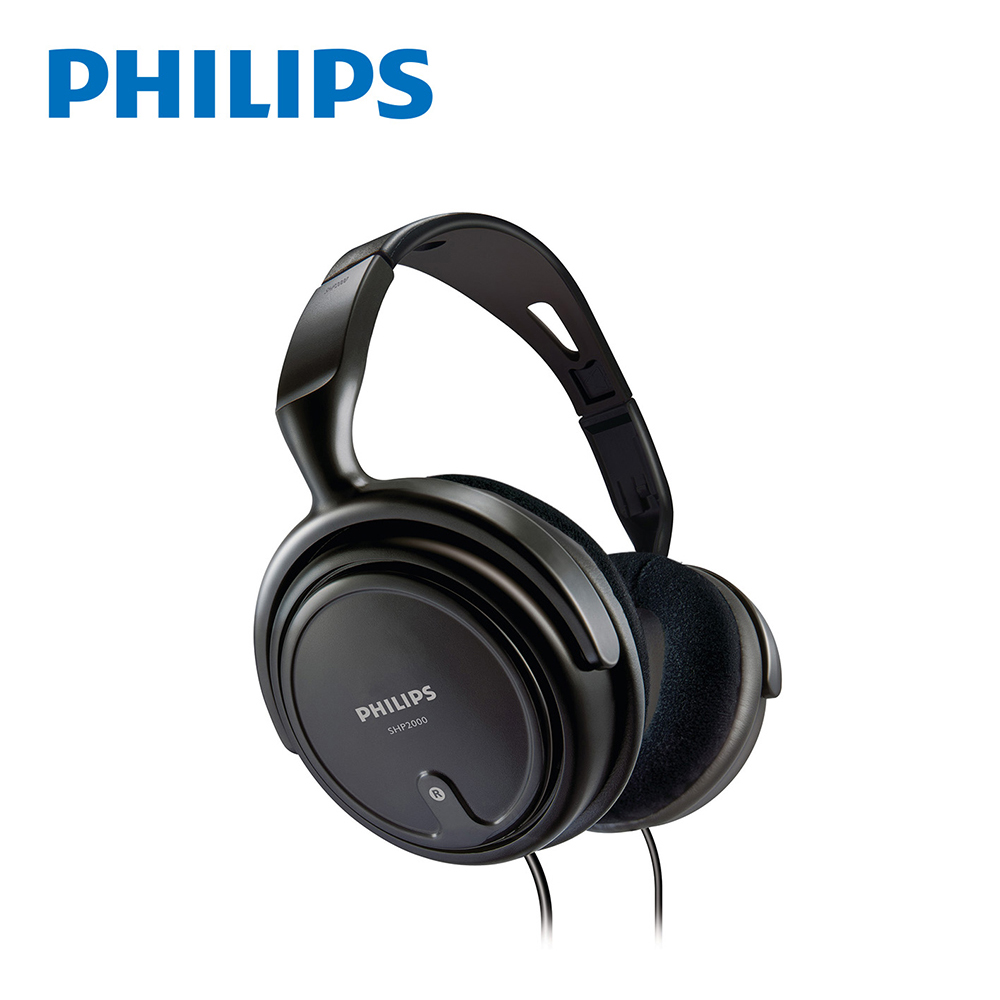 【Philips 飛利浦】SHP2100 耳罩式有線音效耳機