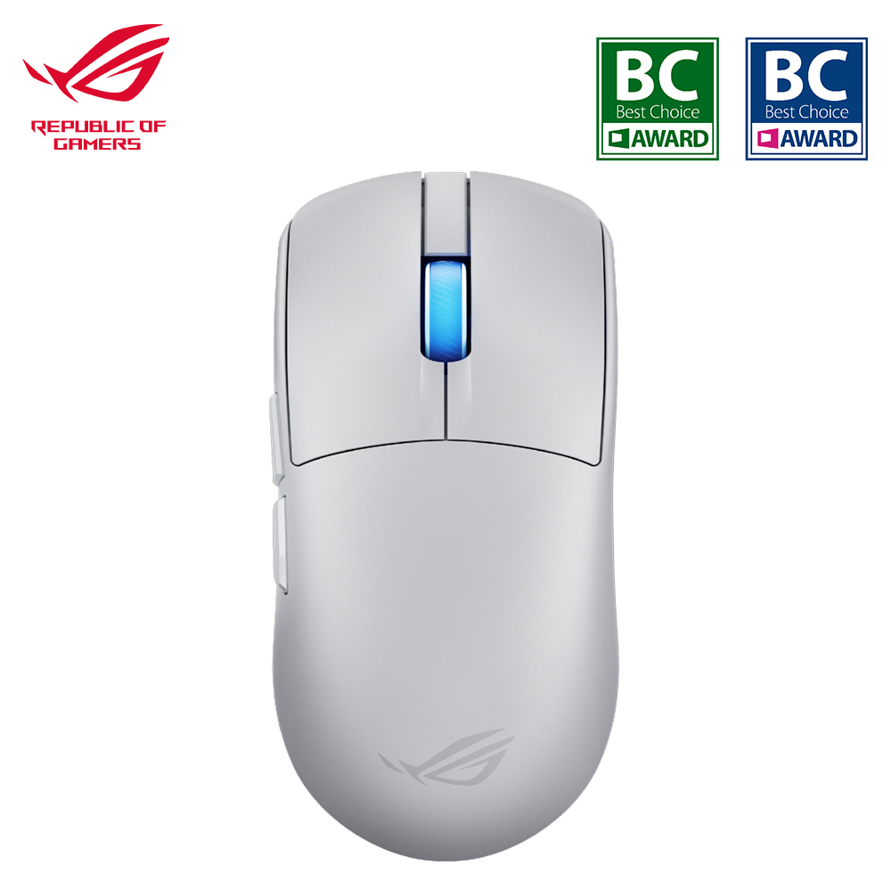 【ASUS 華碩】ROG Harpe ll Ace 無線電競滑鼠｜白色