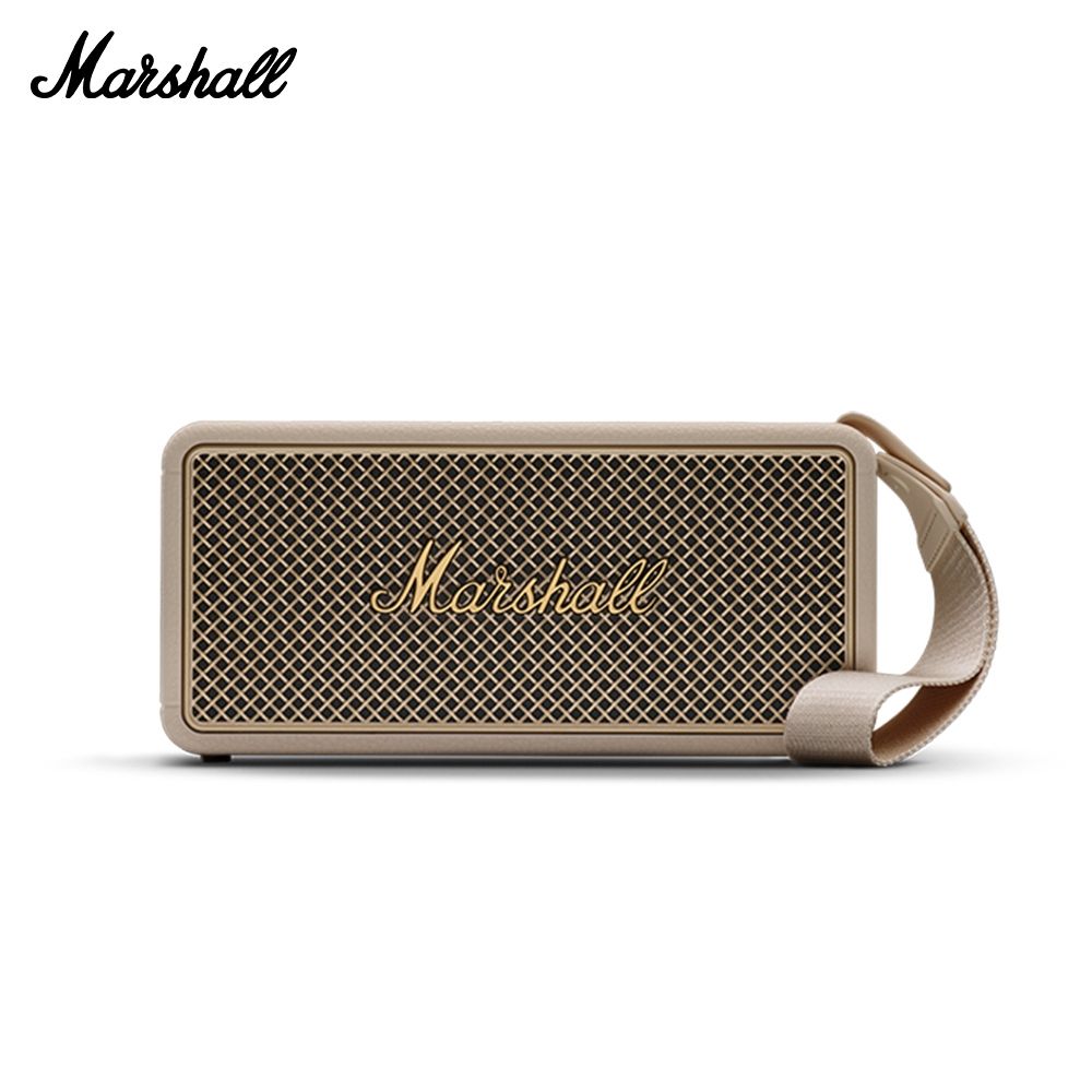 【Marshall】Middleton II 攜帶式藍牙喇叭｜奶油白