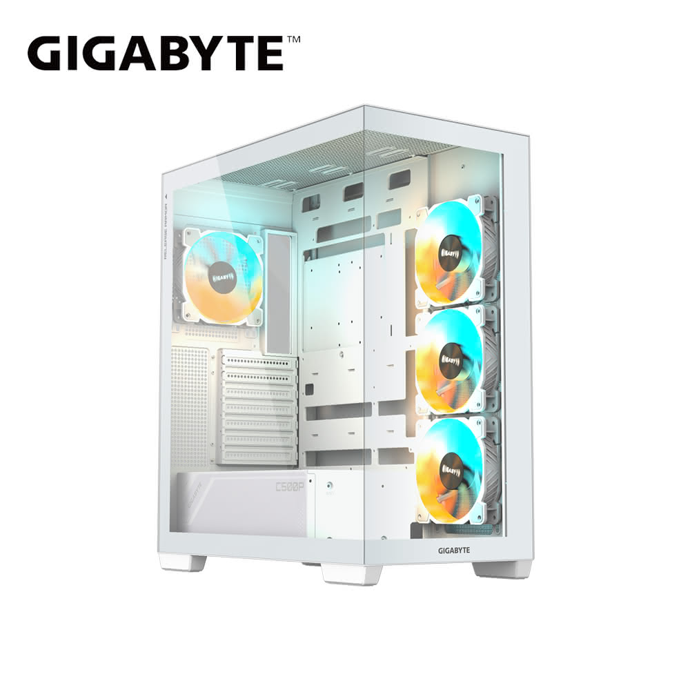 【GIGABYTE 技嘉】C500 PANORAMIC STEALTH ICE 海景房機殼