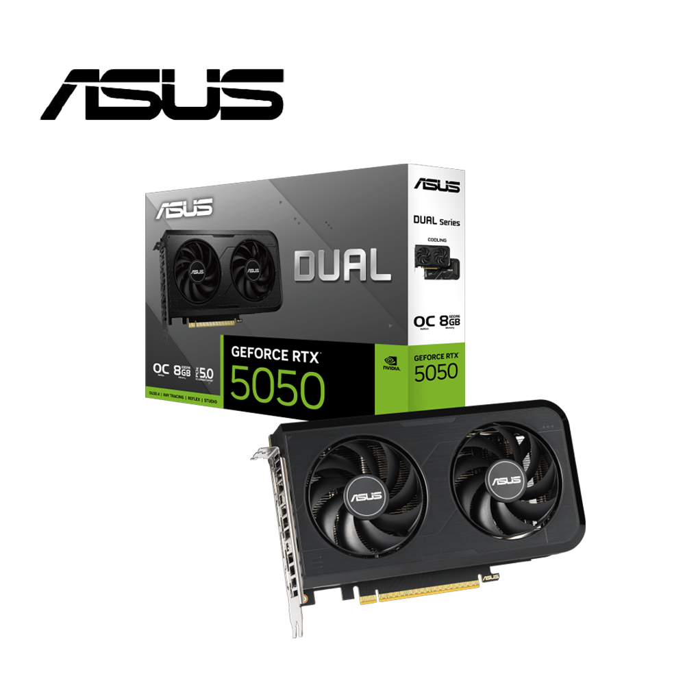 【ASUS 華碩】DUAL RTX5050 O8G 顯示卡