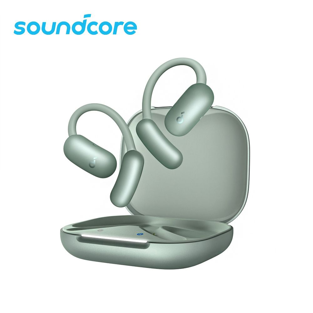 【soundcore】AeroFit 2 AI 開放式藍牙耳機｜薄荷綠