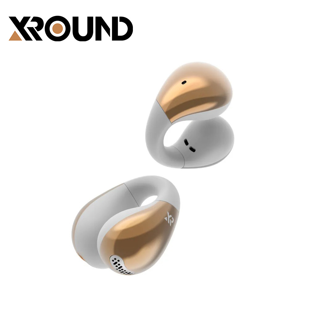 【XROUND】VeraClip 開放式耳夾耳機｜琉金白