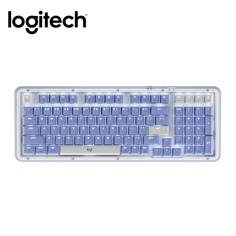 【Logitech 羅技】ALTO KEYS K98M 機械式無線鍵盤 夢幻紫