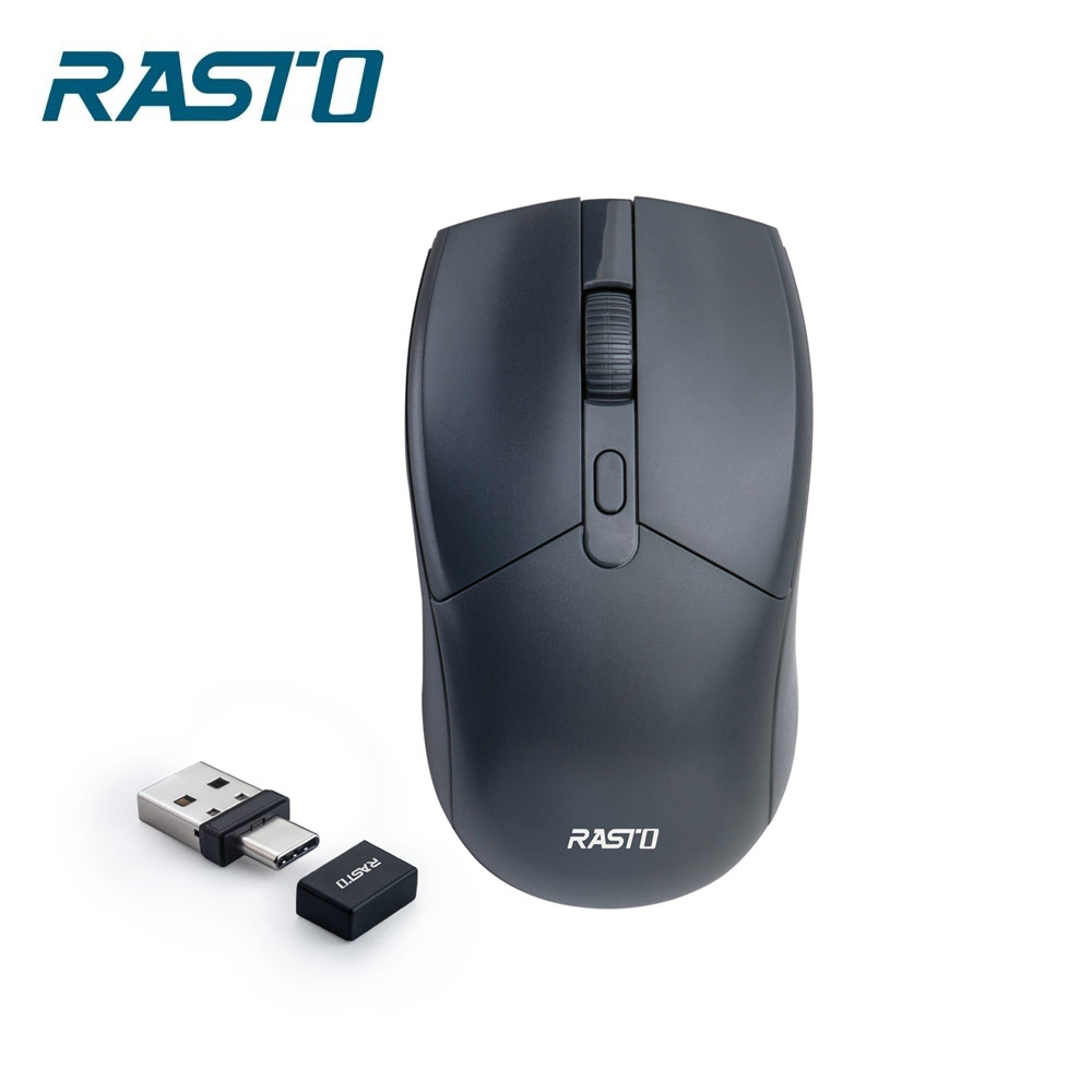 【RASTO】RM31 四鍵式雙介面無線滑鼠