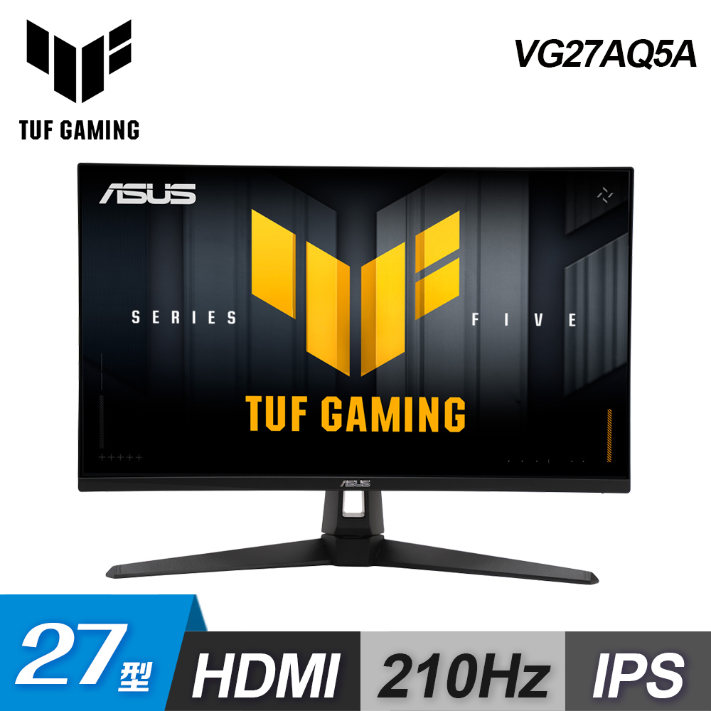 【ASUS 華碩】TUF Gaming VG27AQ5A 27型 210Hz IPS 電競螢幕