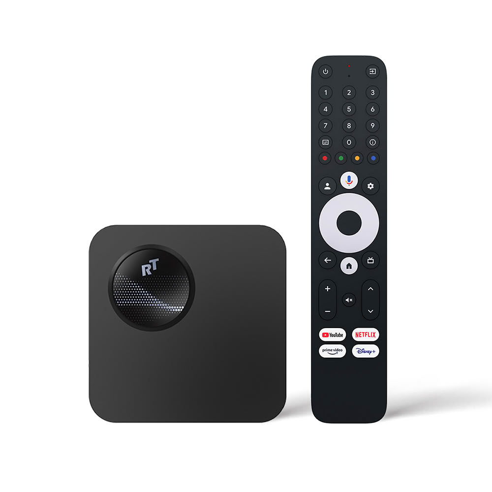 【RockTek 雷爵】GX1 4K Google TV 智慧電視盒