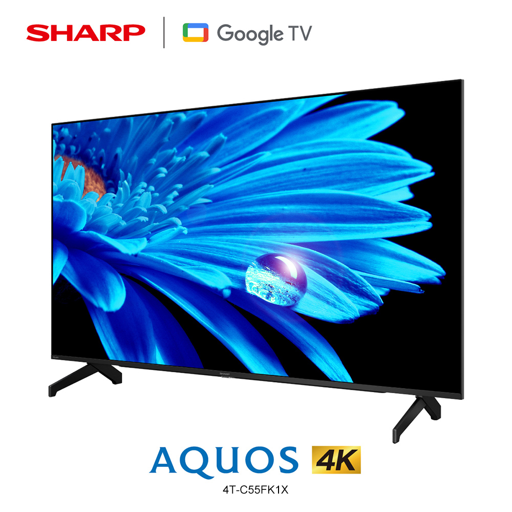 【SHARP 夏普】4T-C55FK1X 55吋 4K Google TV 液晶顯示器 含基本安裝