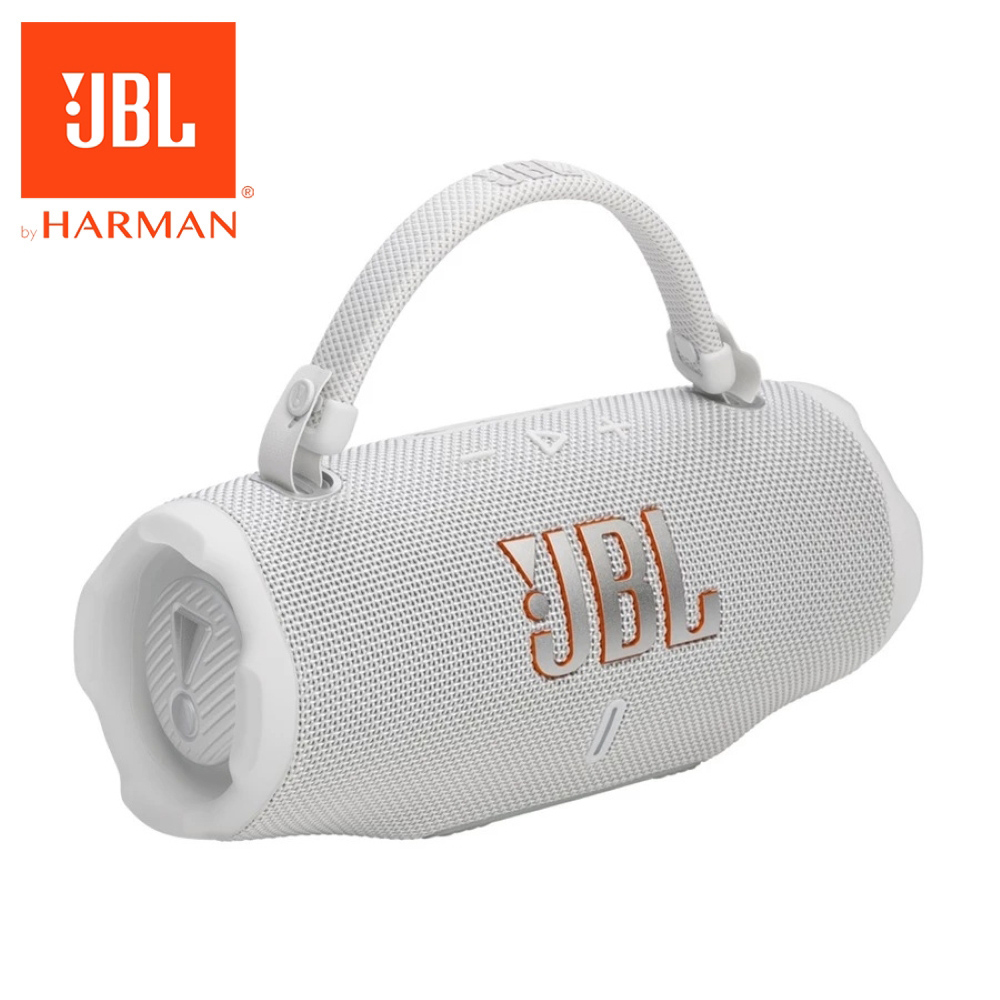 【JBL】Charge 6 可攜式防水藍牙喇叭｜白色