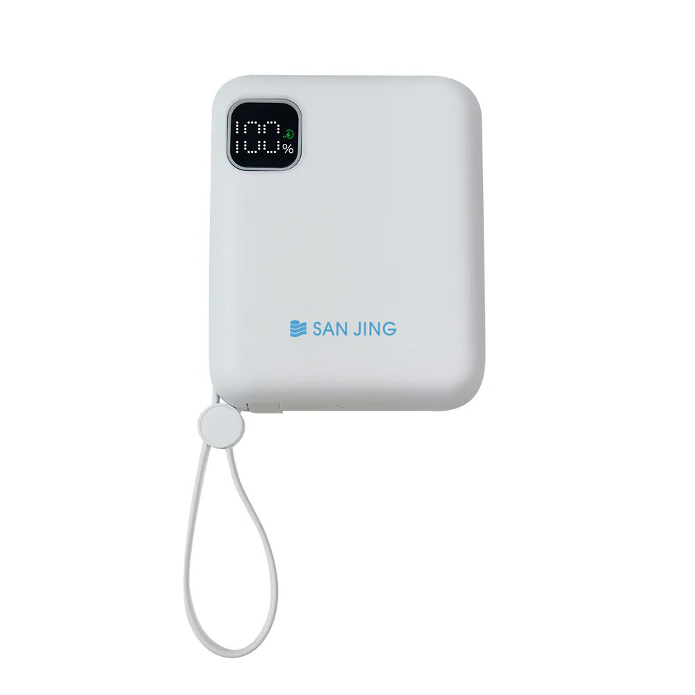 【Sanjing 三井】LPB001 磁吸顯屏行動電源 10000mAh 白色