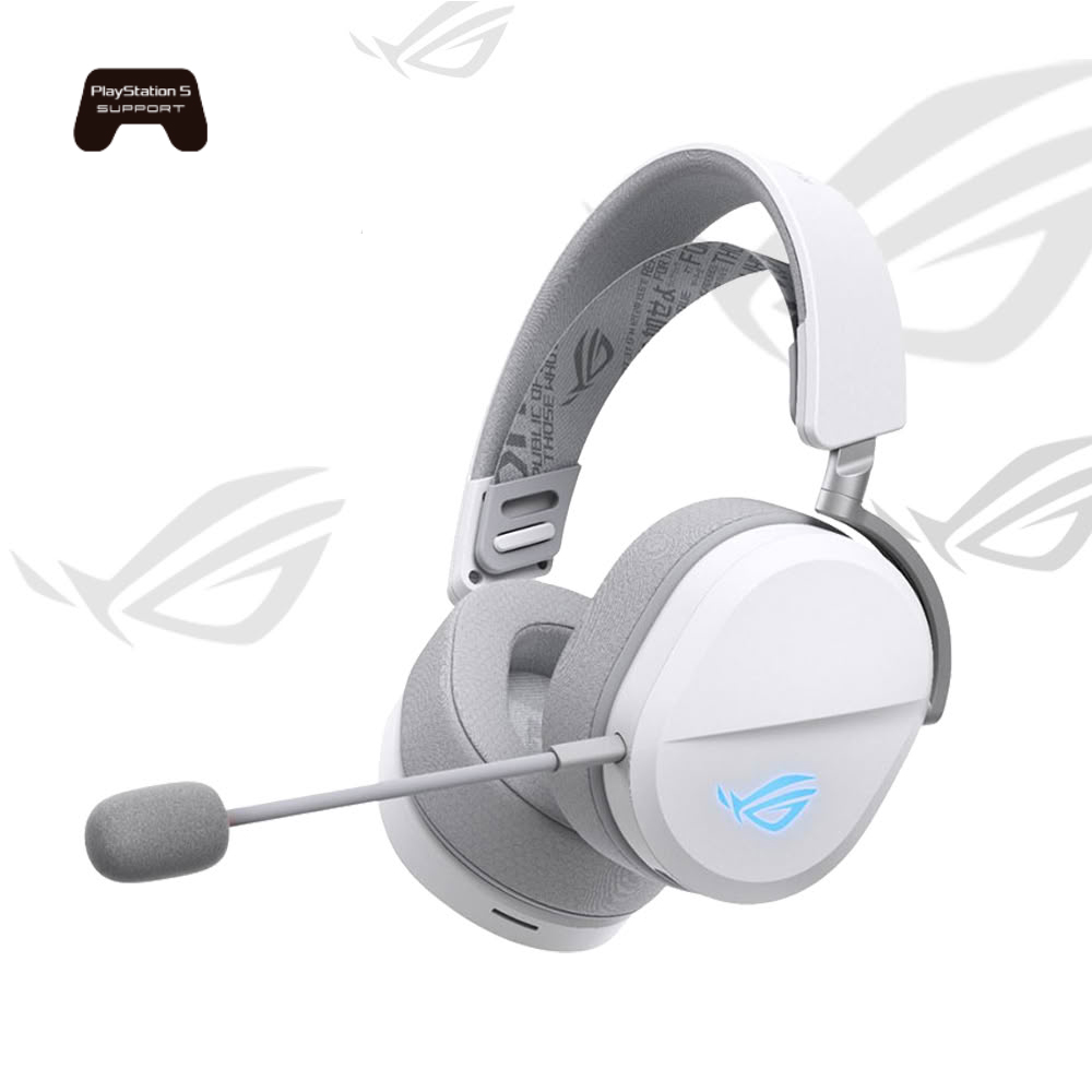 【ASUS 華碩】ROG Pelta 無線電競耳機 白色