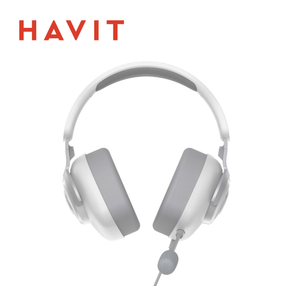 【Havit】H2230d 高階旋轉耳罩式耳機 白色