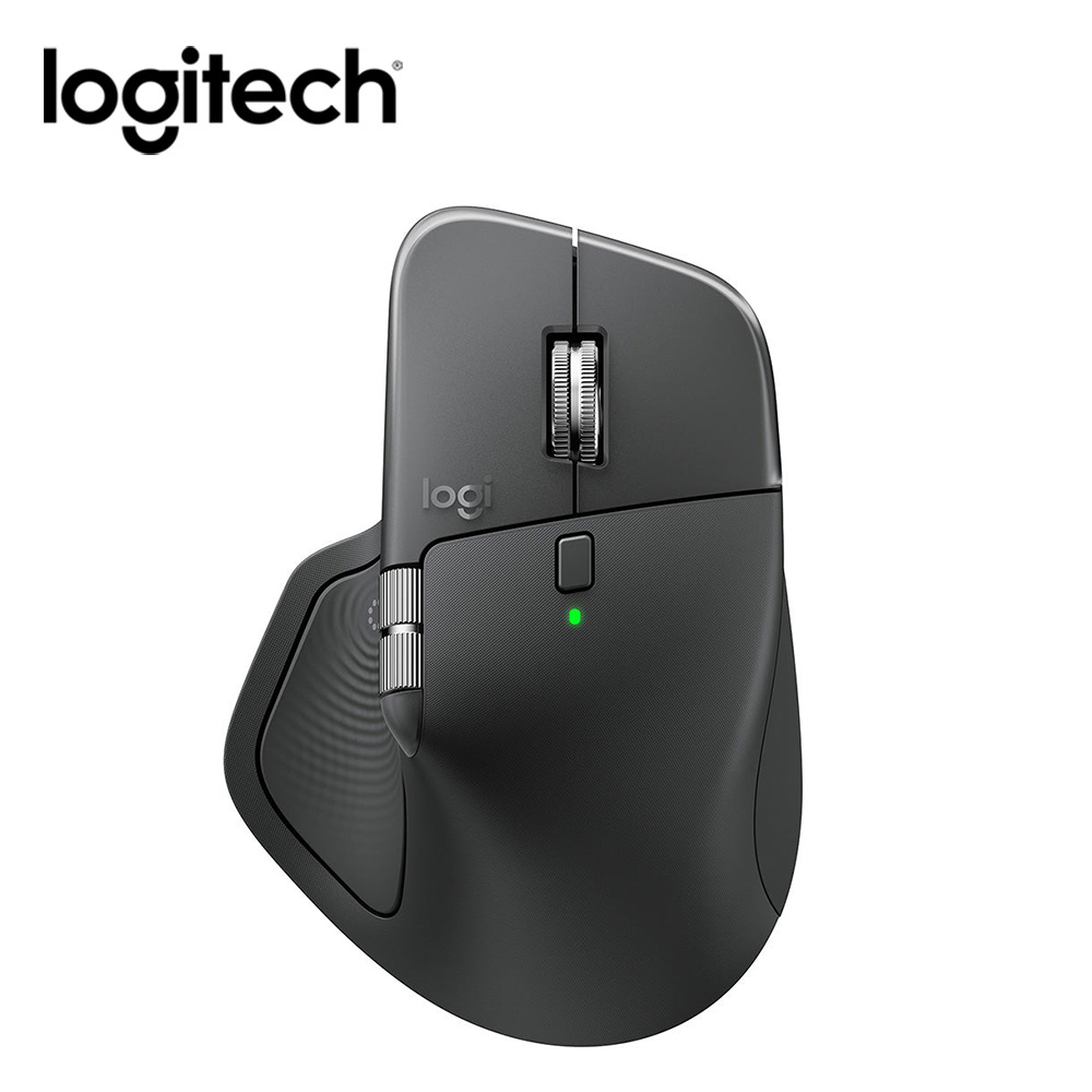 【Logitech 羅技】MX Master 4 無線智能滑鼠 石墨黑