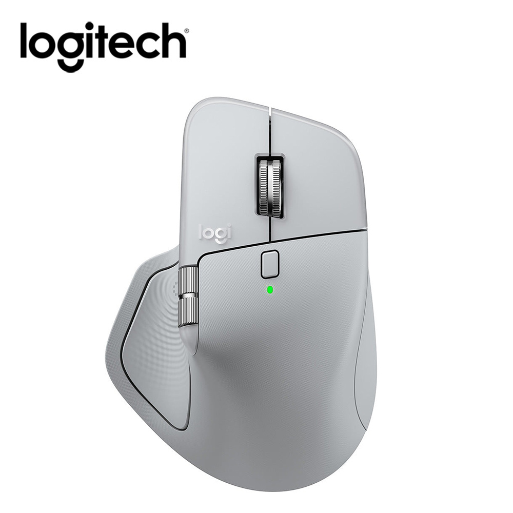 【Logitech 羅技】MX Master 4 無線智能滑鼠 珍珠白