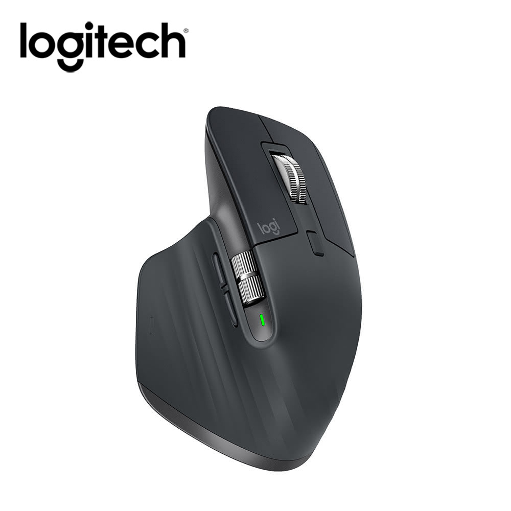 【Logitech 羅技】MX Master 3S 無線藍牙滑鼠｜石墨灰