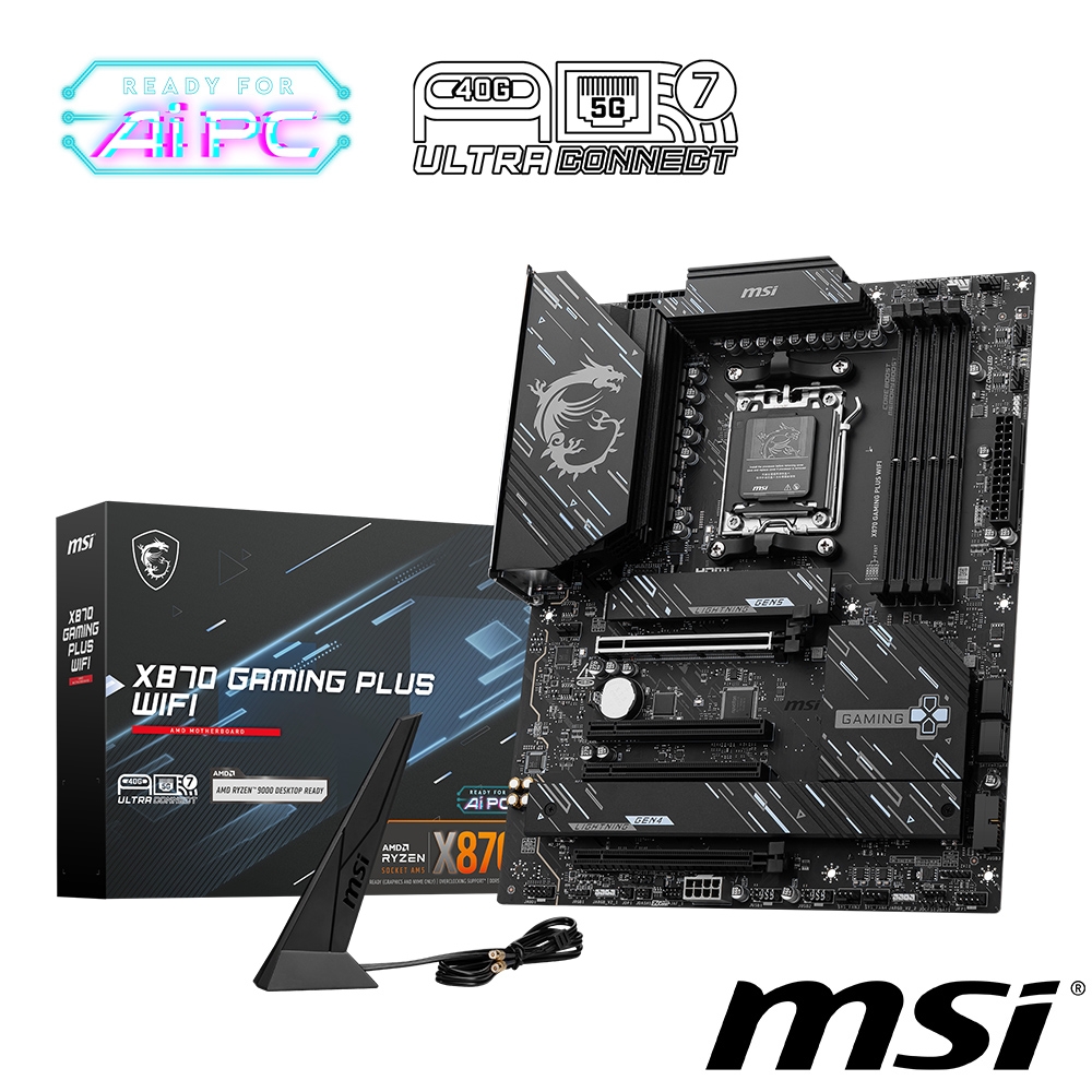 【MSI 微星】X870 GAMING PLUS WIFI 主機板