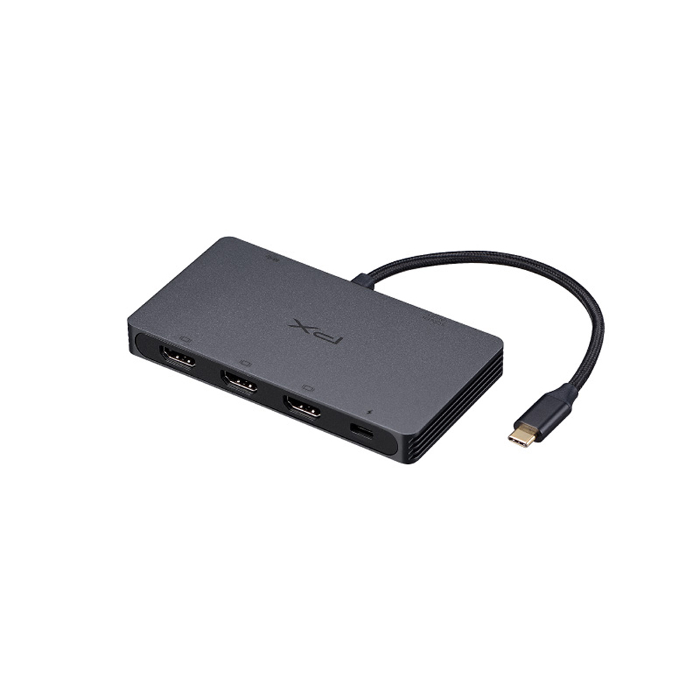 【PX大通】CX5-10M3 4K MST HUB 高效擴充三螢幕轉換器