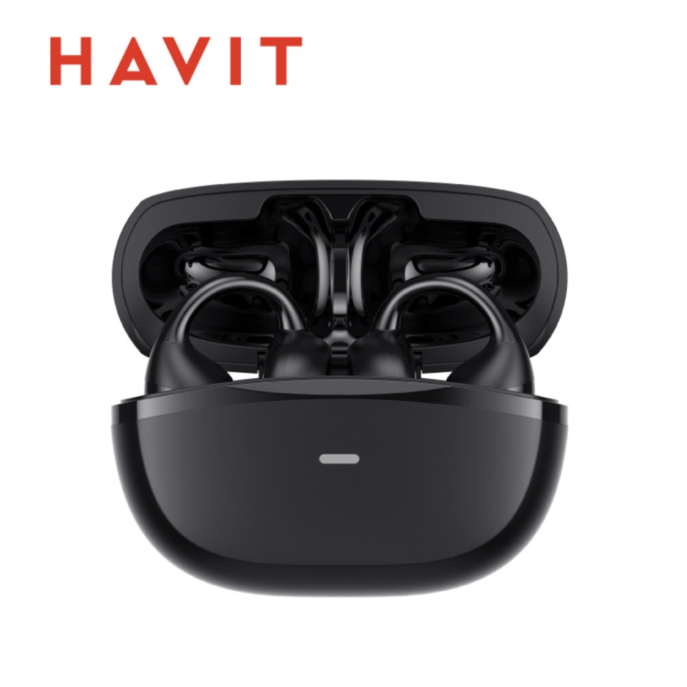 【HAVIT】OWS916 頭部追蹤耳夾開放式藍牙耳機 黑色