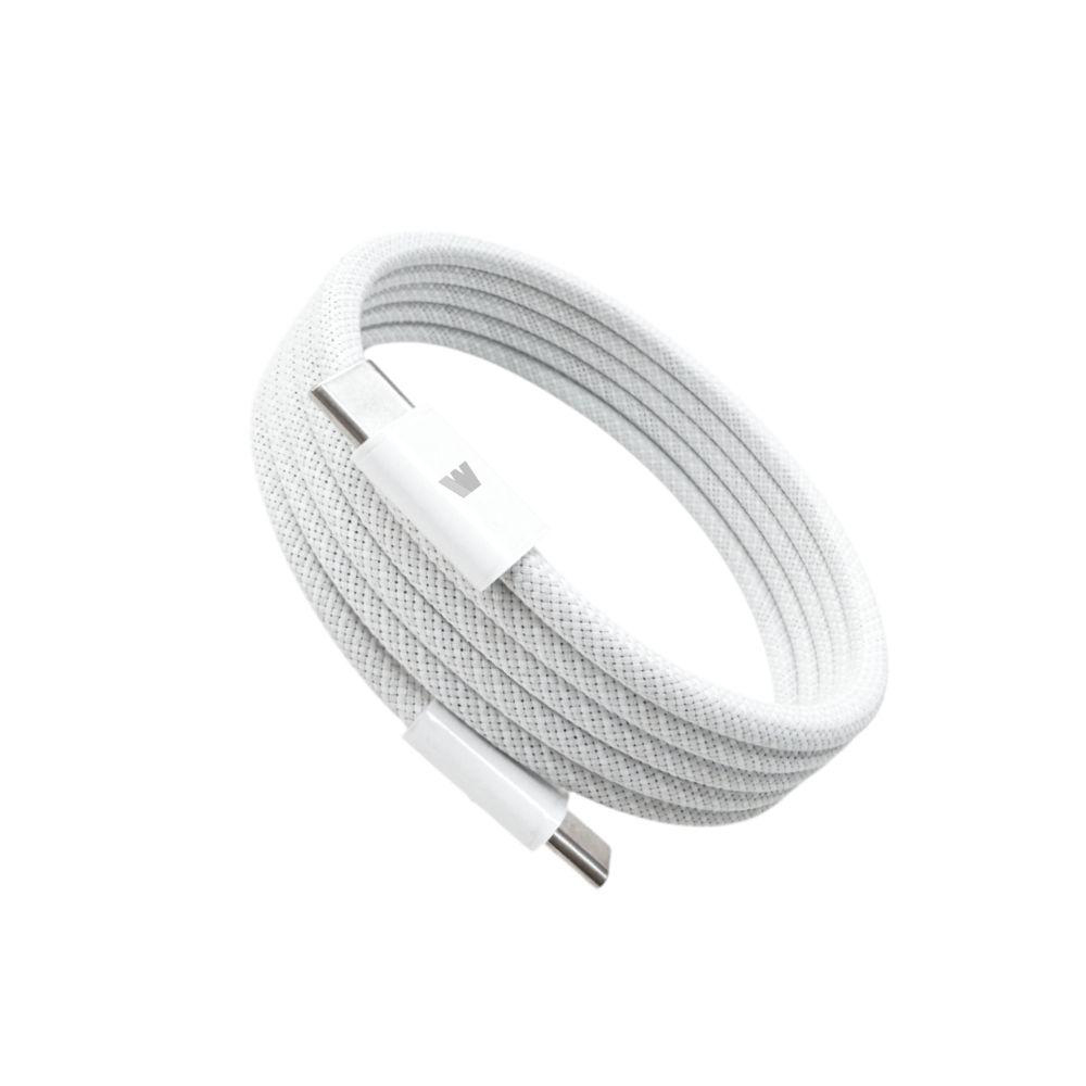 【Wephone】USB-C to C 100W 磁吸充電線 2M 白色