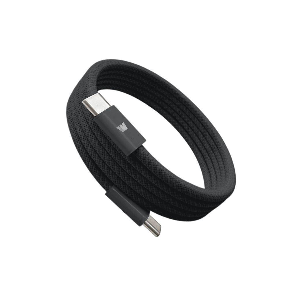 【Wephone】USB-C to C 100W 磁吸充電線 2M 黑色