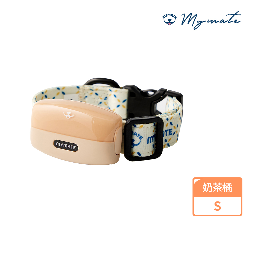 【Mymate】寵物智慧項圈裝置組 奶茶橘S