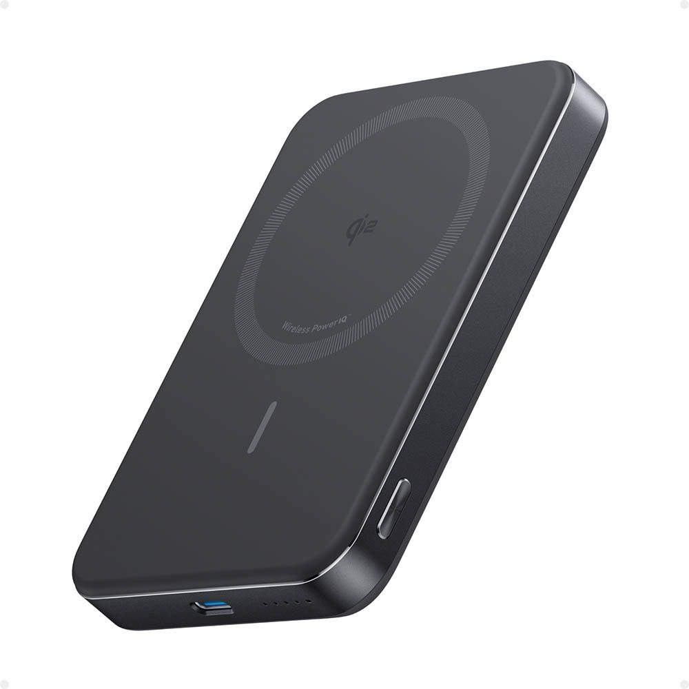 【ANKER】A1664 10000mAh Qi2 超薄磁吸行動電源 黑色
