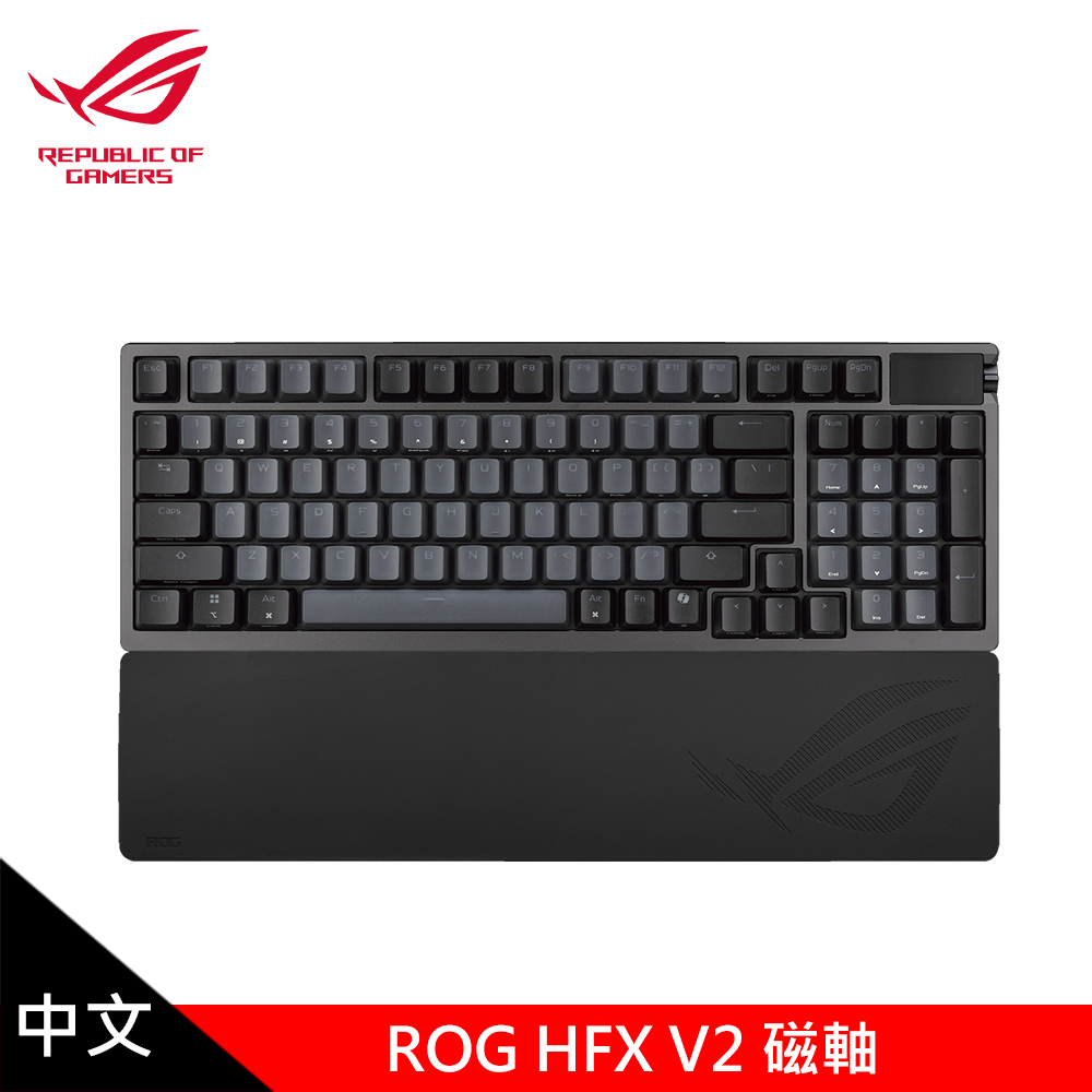【ASUS 華碩】ROG Azoth 96 HE 無線磁軸鍵盤 黑色