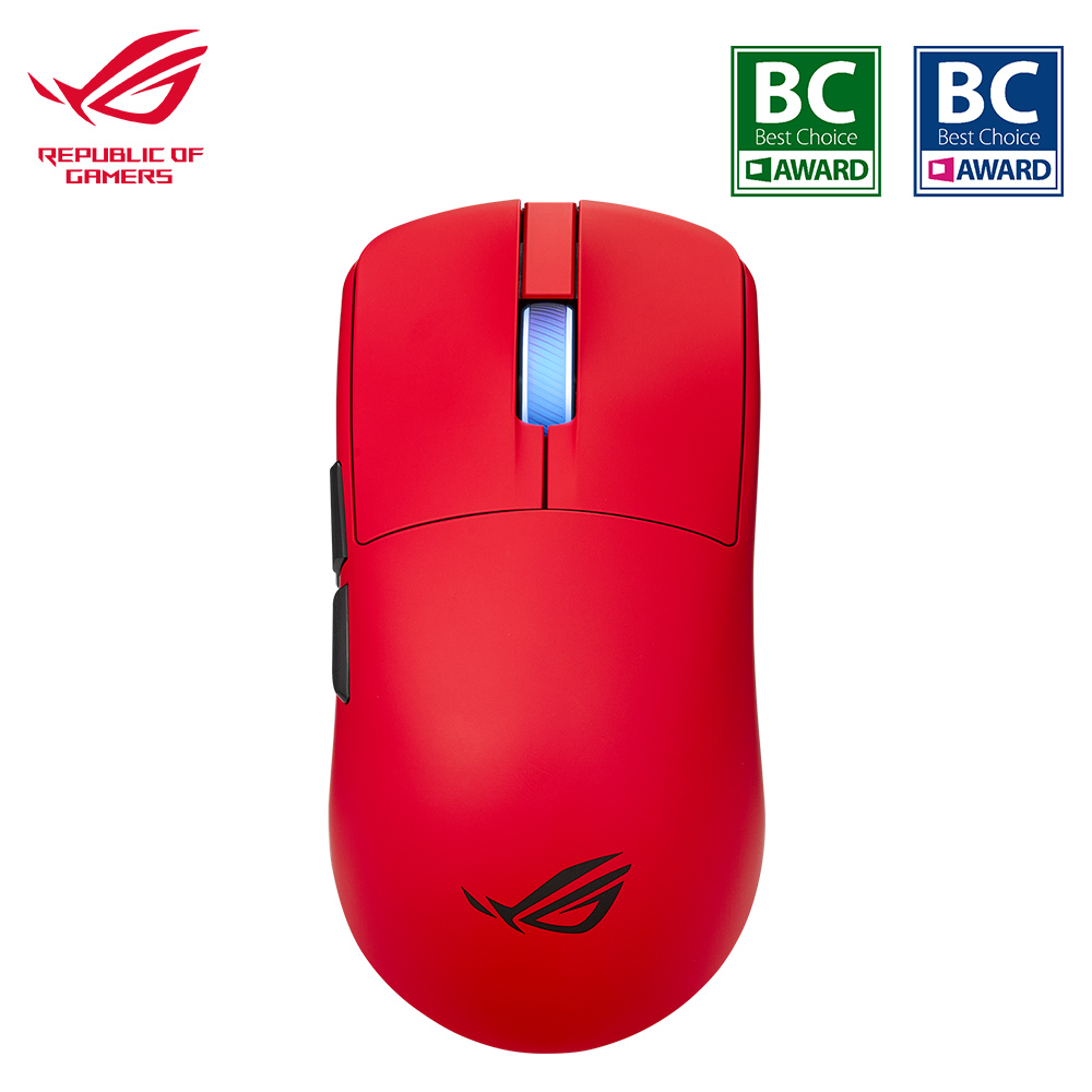 【ASUS 華碩】ROG Harpe ll Ace 無線電競滑鼠｜紅色