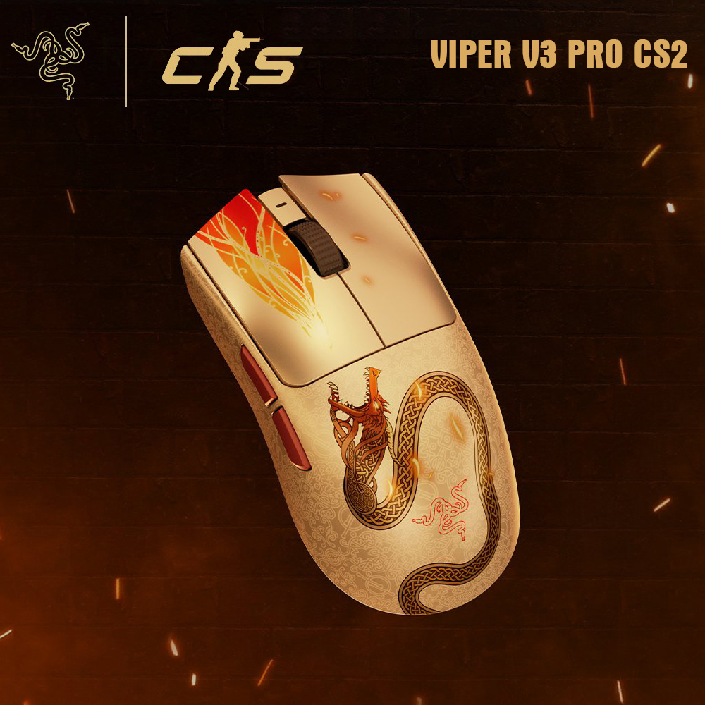 【Razer 雷蛇】VIPER V3 PRO 毒蝰 無線電競滑鼠 CS2聯名
