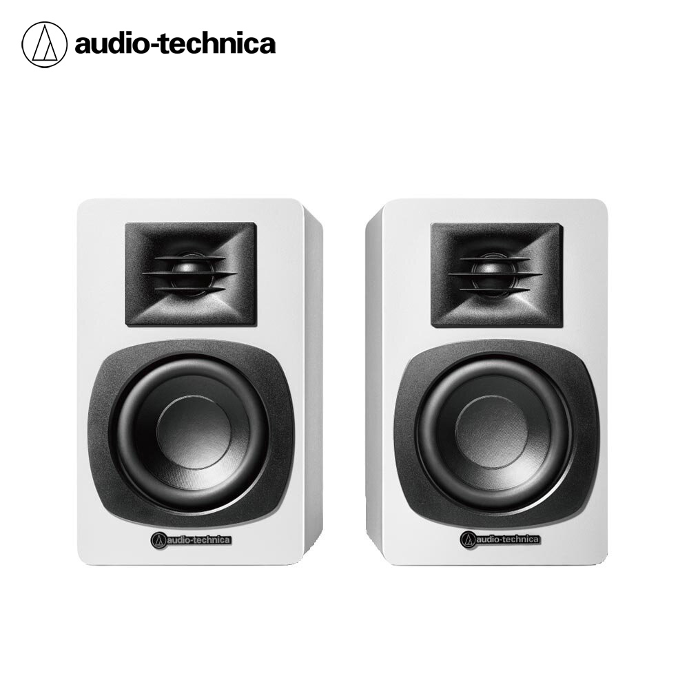 【audio-technica 鐵三角】AT-SP3X WH 主動式監聽藍牙喇叭 白色