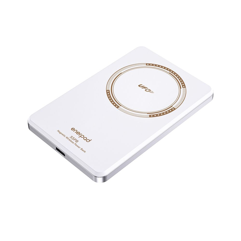 【ENERPAD】固態磁吸式行動電源 5000mAh 白色