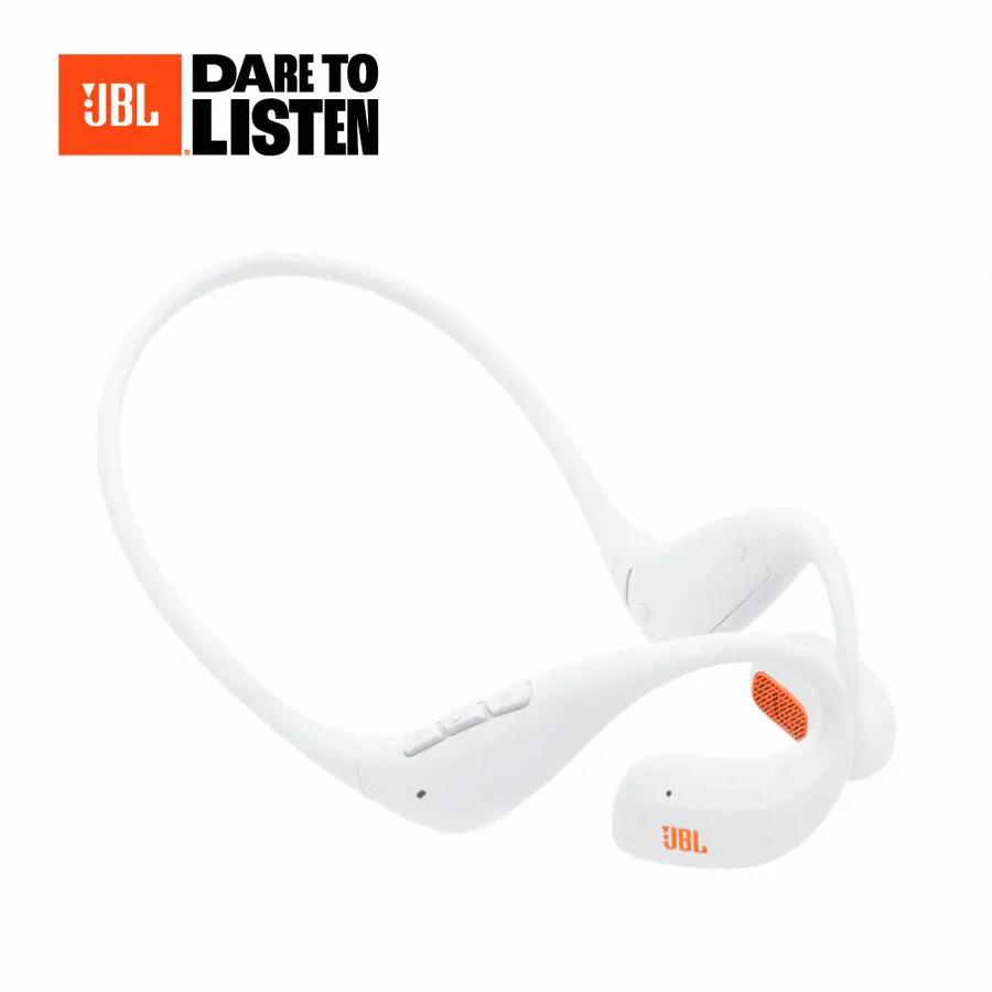 【JBL】Endurance Pace 開放式藍牙運動耳機｜白色
