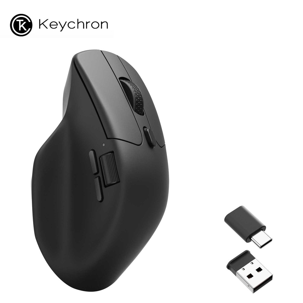 【KEYCHRON】M6 無線滑鼠 Mac/Win 黑色