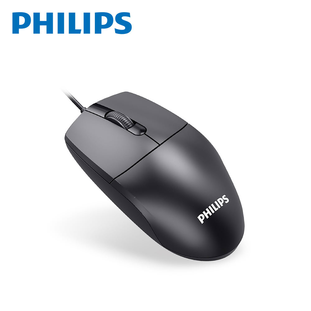 【Philips 飛利浦】SPK7247B 3鍵式有線滑鼠