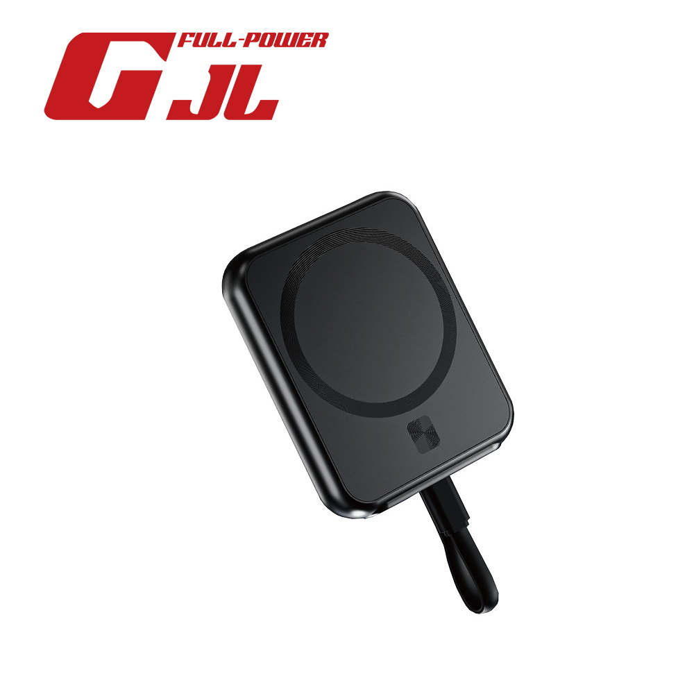 【GJL】三合一15W無線充行動電源 黑色