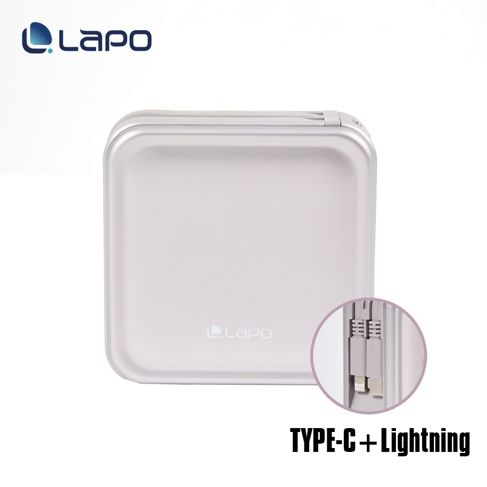 【LaPO】全功能無線充電行動電源 WT-08S 10050mAh｜琉光金