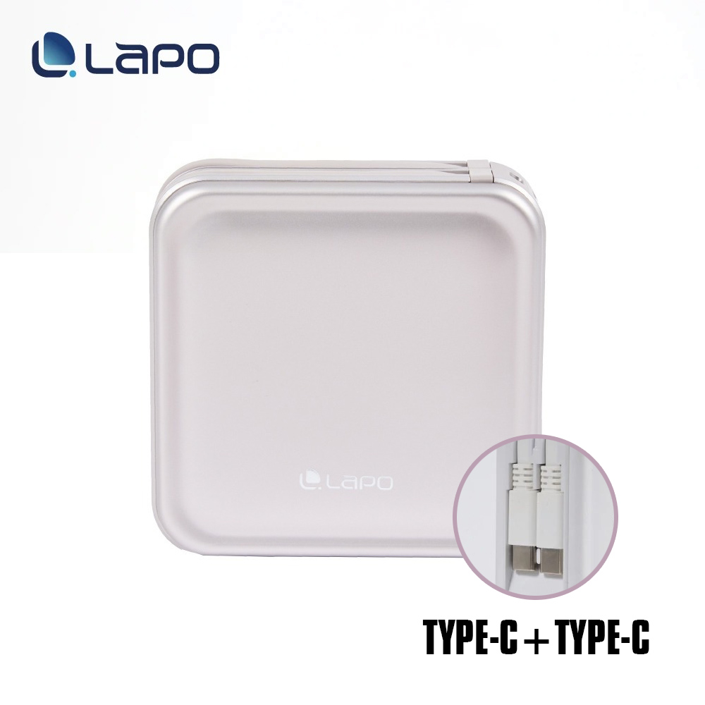 【LaPO】全功能無線充電行動電源 WT-08S 10050mAh｜琉光金
