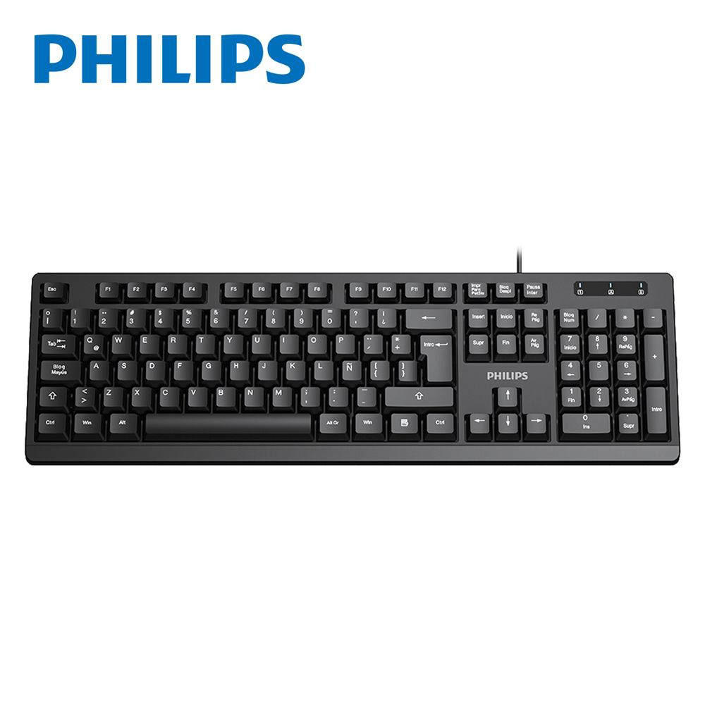 【Philips 飛利浦】SPK6234 104鍵有線鍵盤