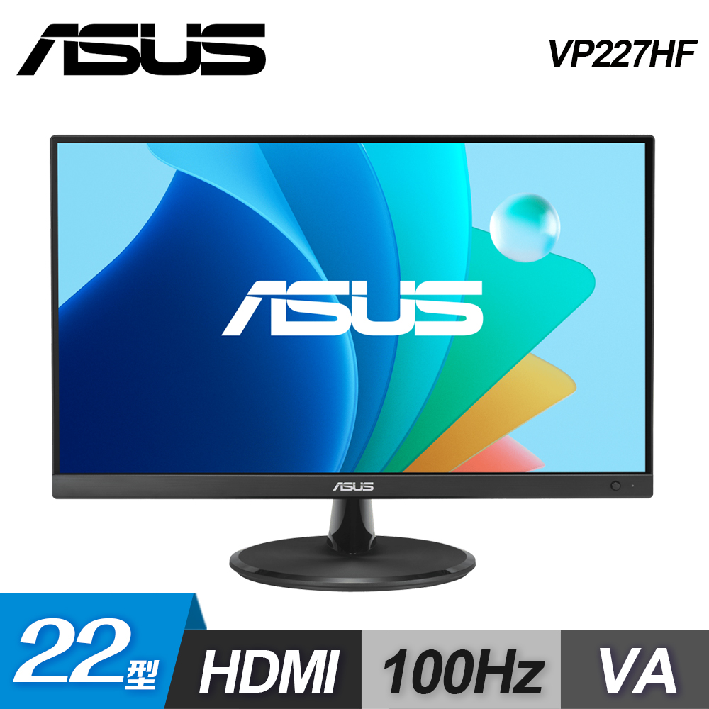 【ASUS 華碩】VP227HF 22吋 護眼電競螢幕