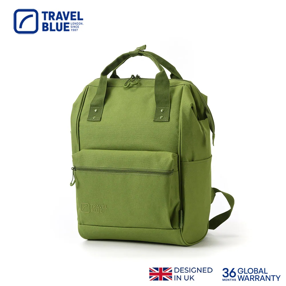 【Travel Blue 藍旅】手提後背包 TB3063 大款軍綠