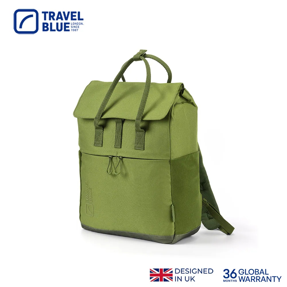 【Travel Blue 藍旅】手提後背包 TB3042 中款軍綠