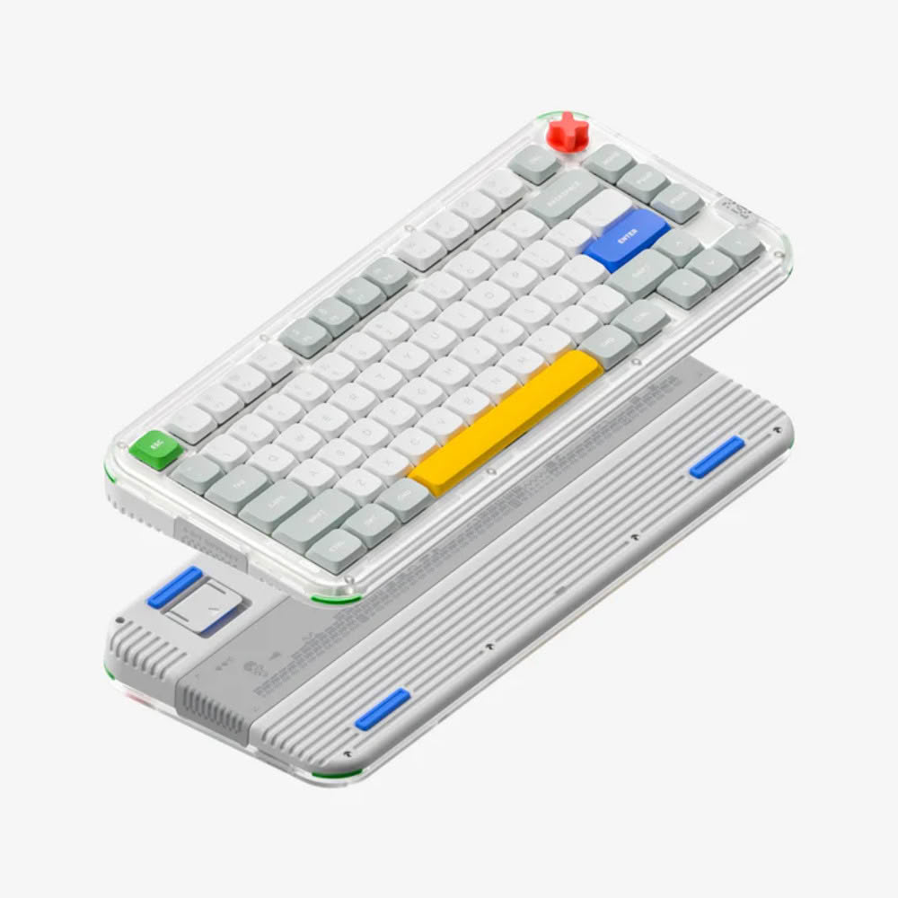 【NuPhy】Kick75 矮軸 三模機械靜音黛粉軸鍵盤｜線性軸/42gf