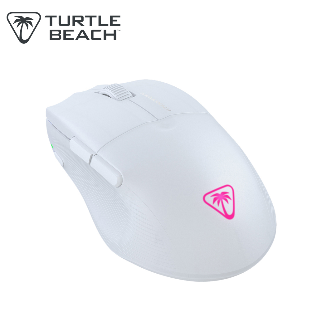 【Turtle Beach】Pure Air 輕量化RGB三模無線電競滑鼠 白色