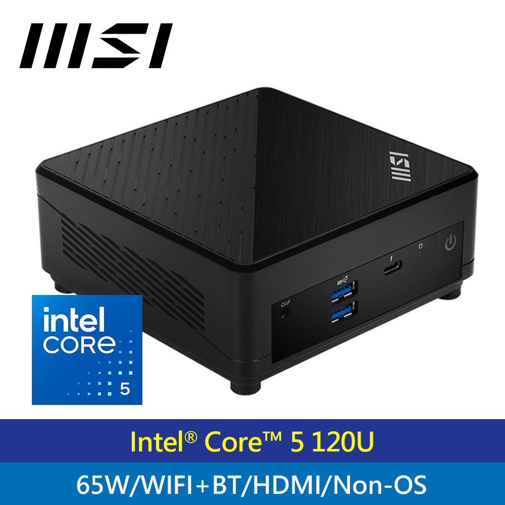 【MSI 微星】Cubi 5 1M-446BTW 十核迷你電腦