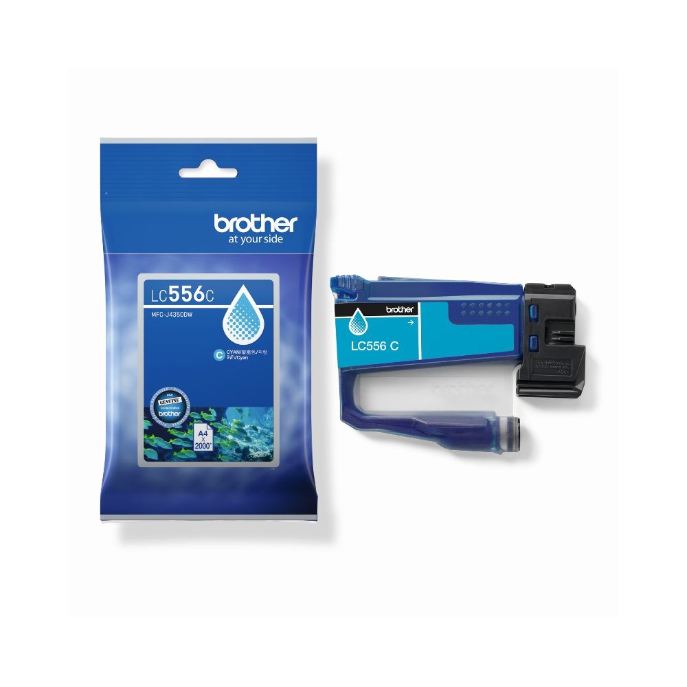【brother】LC556C 標準容量藍色墨水匣