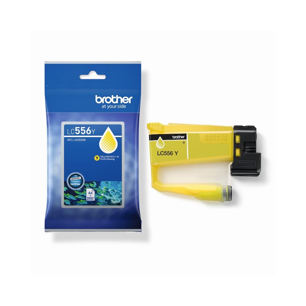【brother】LC556Y 標準容量黃色墨水匣