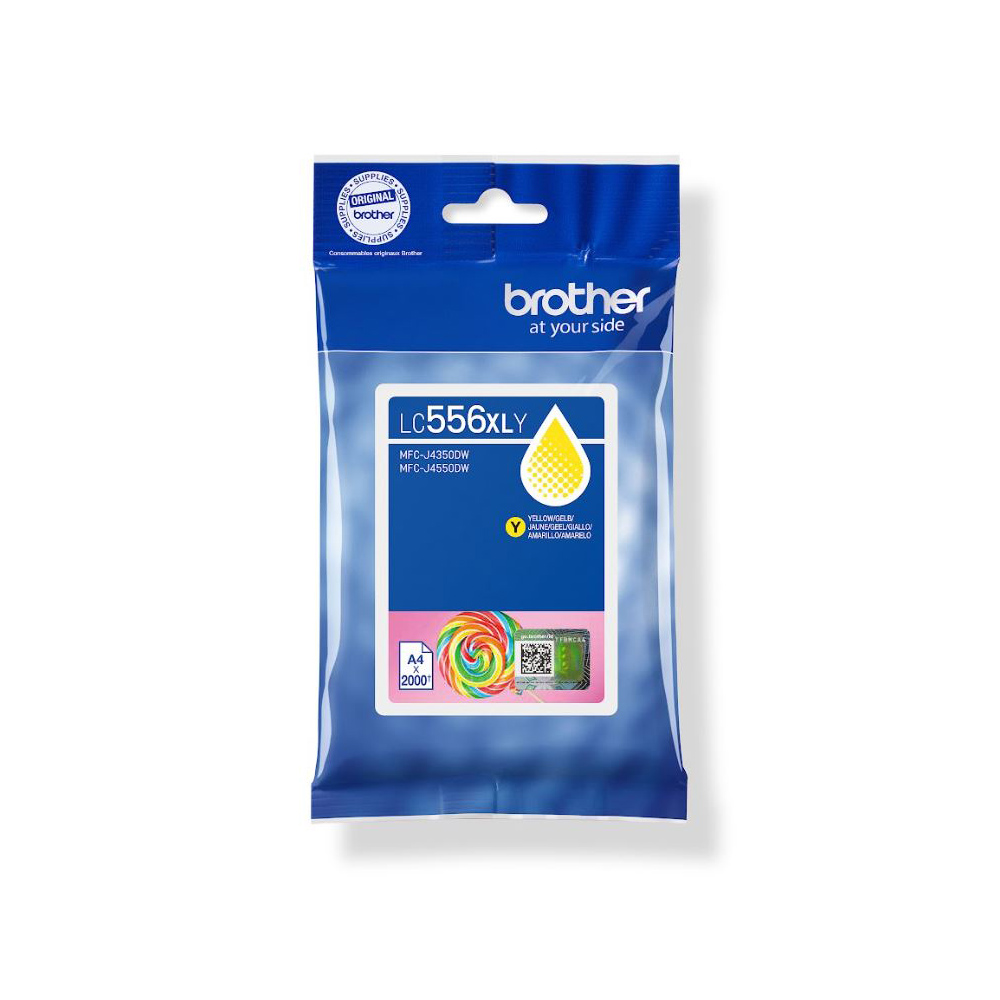 【brother】LC556XL Y 高容量黃色墨水匣
